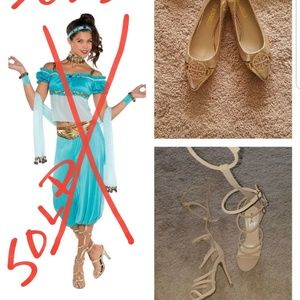 Jasmine Halloween Costume plus 2 pairs of shoes